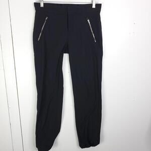 Athleta Pants Womens 2P Wander Straight Leg Adjustable Cuff Hem Zip Pockets